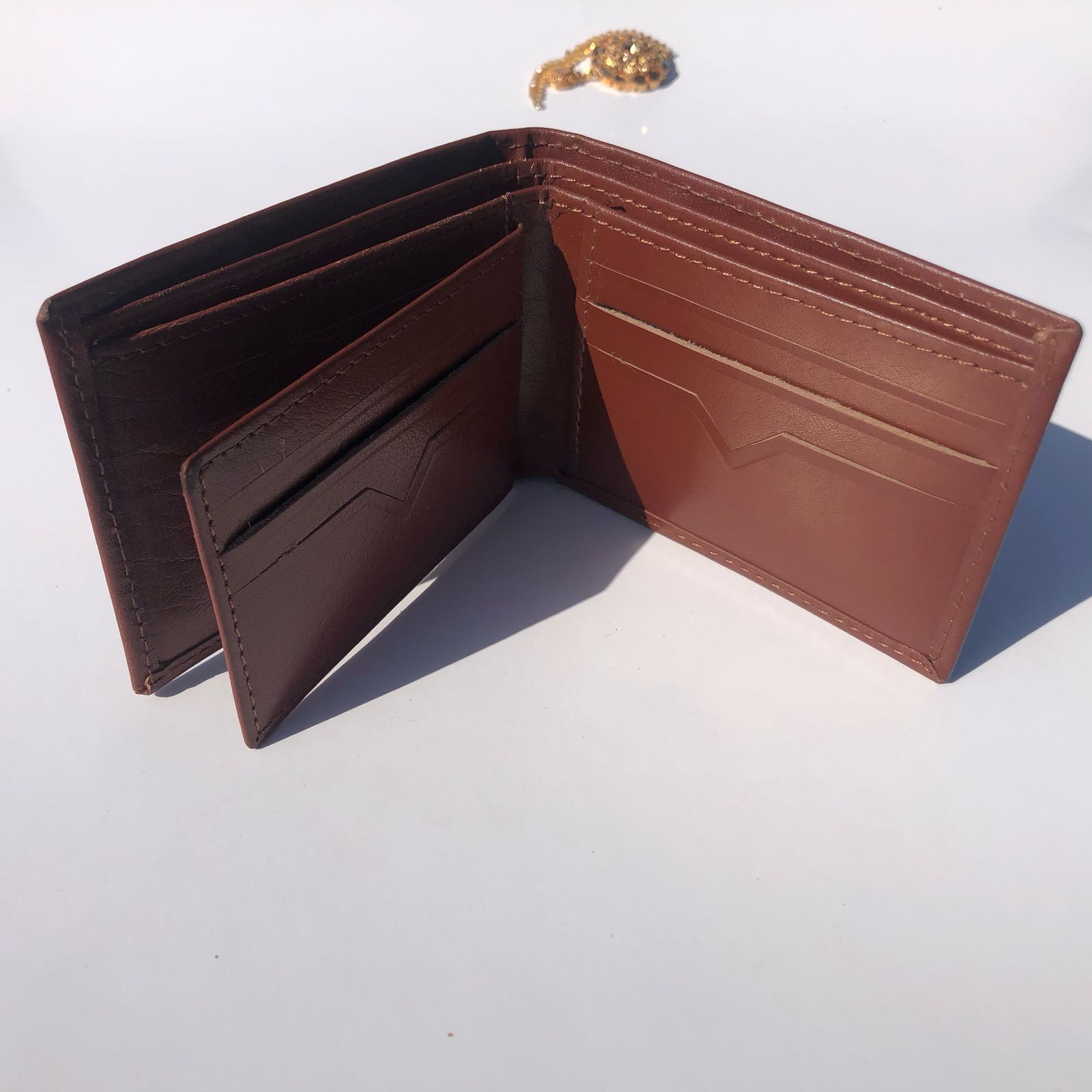 Brown Katali Wallet | Men’s Genuine Leather Wallet | Classic Gents Purse - Image 5