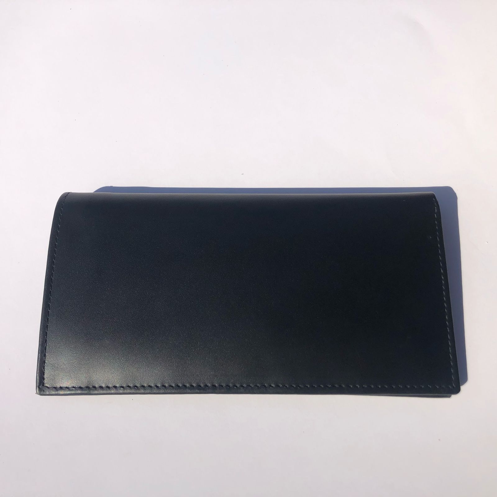 Black Long Leather Wallet | Men’s Slim Bifold | Genuine Leather Purse - Image 8
