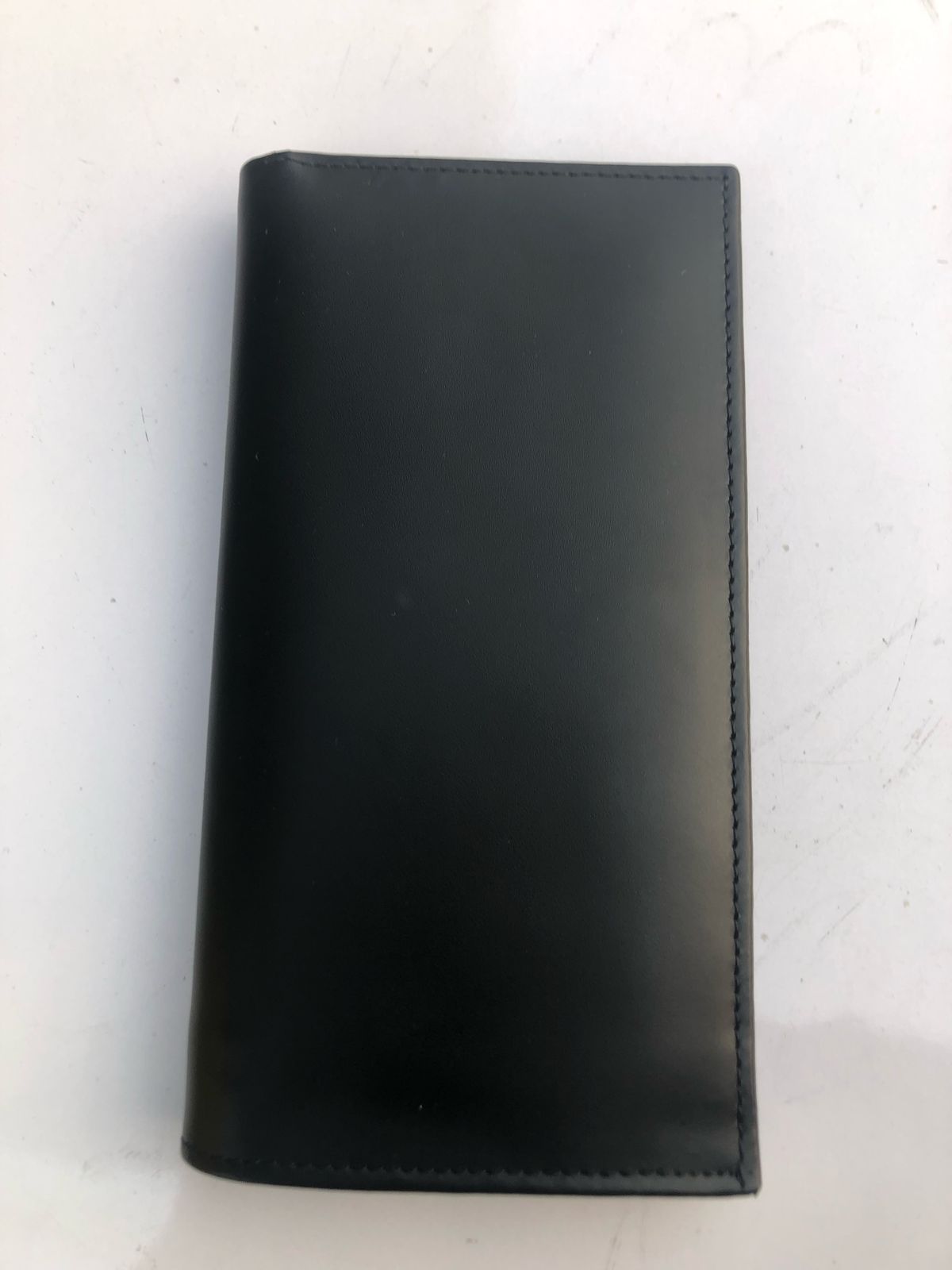 Black Long Leather Wallet | Men’s Slim Bifold | Genuine Leather Purse - Image 9