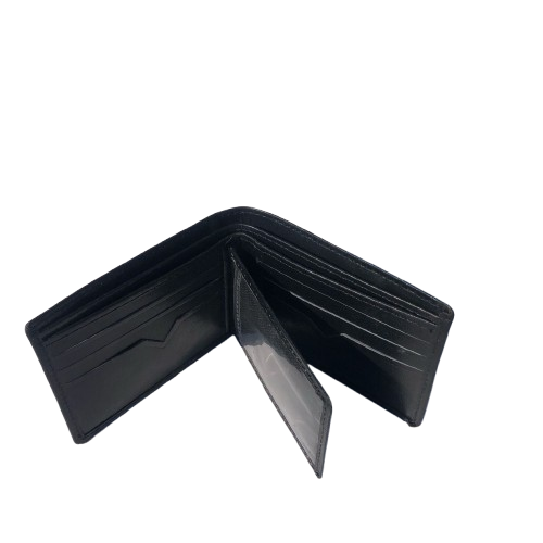 Black Wallet With Low Cut | Men’s Slim Leather Wallet | Stylish Gents Purse - Image 16